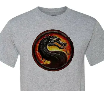  Футболка с логотипом Mortal Kombat Fire - Супер мягкая мужская, женская, унисекс футболка с графическим Рисунком