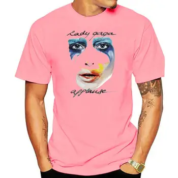  Мужская футболка Lady Gaga Gaga Jumbo с нарисованным лицом, белая футболка в летнем стиле