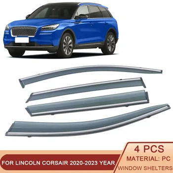  Для Lincoln Corsair 2020-2023 Окна автомобиля Солнцезащитный козырек от дождя, Козырьки, Защитная наклейка для укрытия, внешние Аксессуары